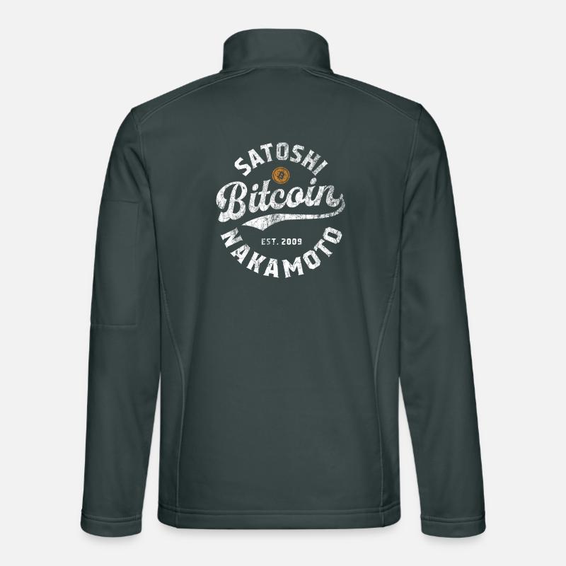 Bitcoin - Nous aimons les crypto-monnaies Veste en tissu softshell Unisexe