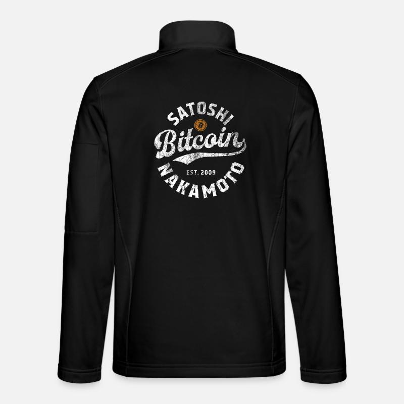 Bitcoin - We love Crypto - Unisex Softshelljacke - Schwarz