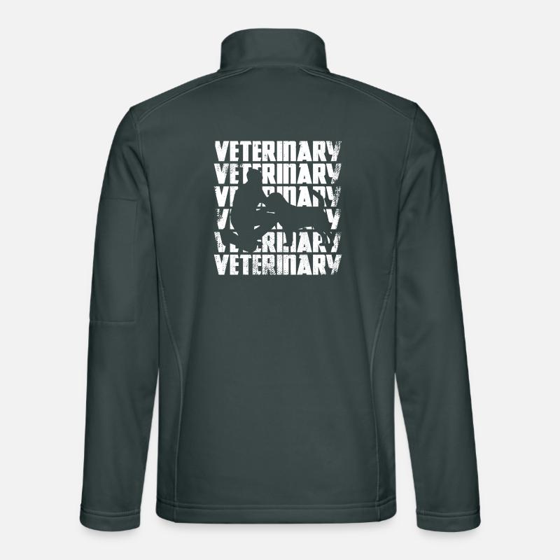 Drôle de vétérinaire Veste en tissu softshell Unisexe