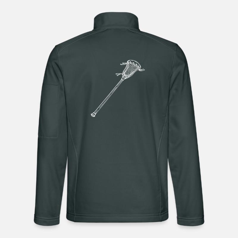 Lacrosse bat Drawing Unisex Softshell Jacket
