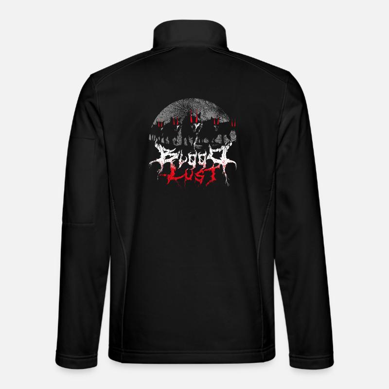 Meute de loups Soif de sang - Veste en tissu softshell Unisexe - noir