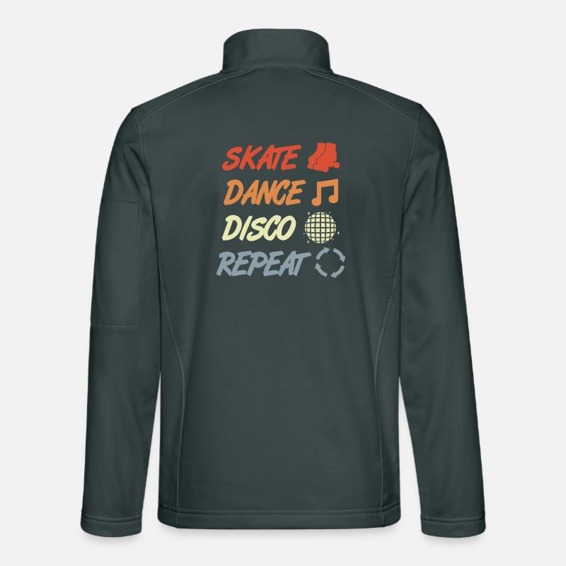 Roller skating disco Unisex Softshell Jacket