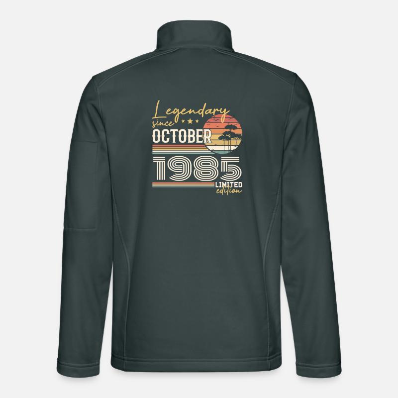 October 1985 Gift - Awesome Since October 1985 Unisex Softshell Jacket