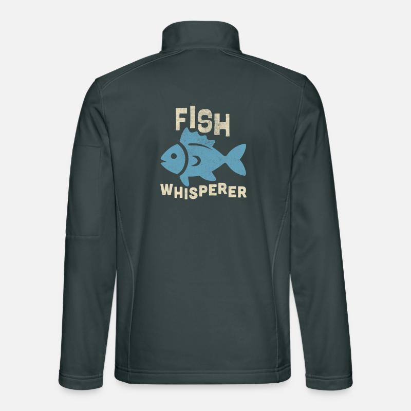 fish whisperer Unisex Softshelljacke