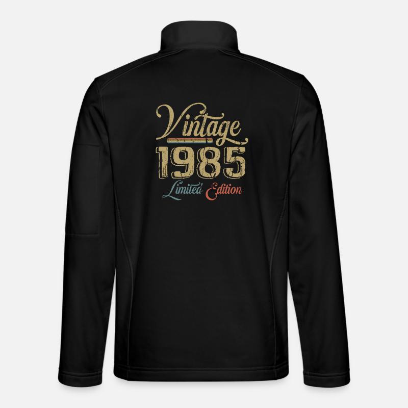 Millésime 1985 Édition limitée Naissance Millésime 1985 Veste en tissu softshell Unisexe