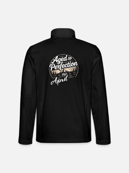 April 1981 birthday april 1981 - Unisex Softshell Jacket - black