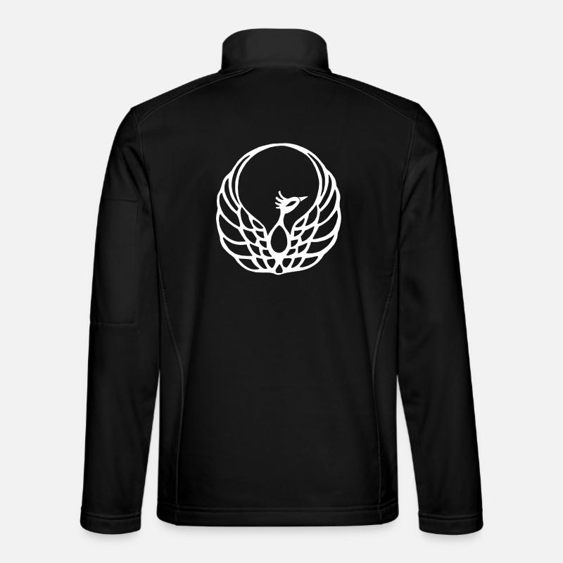 Phénix blanc - Veste en tissu softshell Unisexe - noir