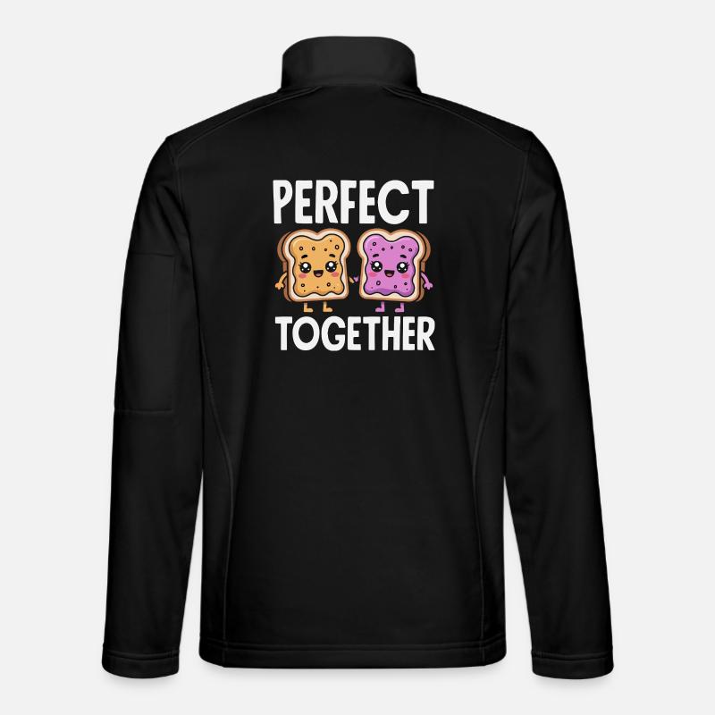Erdnussbutter & Marmelade Partnerlook Design Unisex Softshelljacke