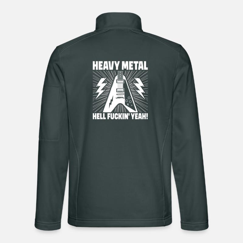 Heavy Metal Hell Yeah! Unisex Softshell Jacket