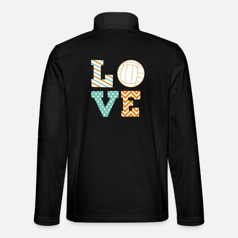 volleyball - Unisex Softshell Jacket - black