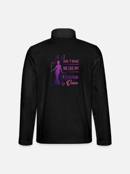 Loud voice - Unisex Softshell Jacket - black