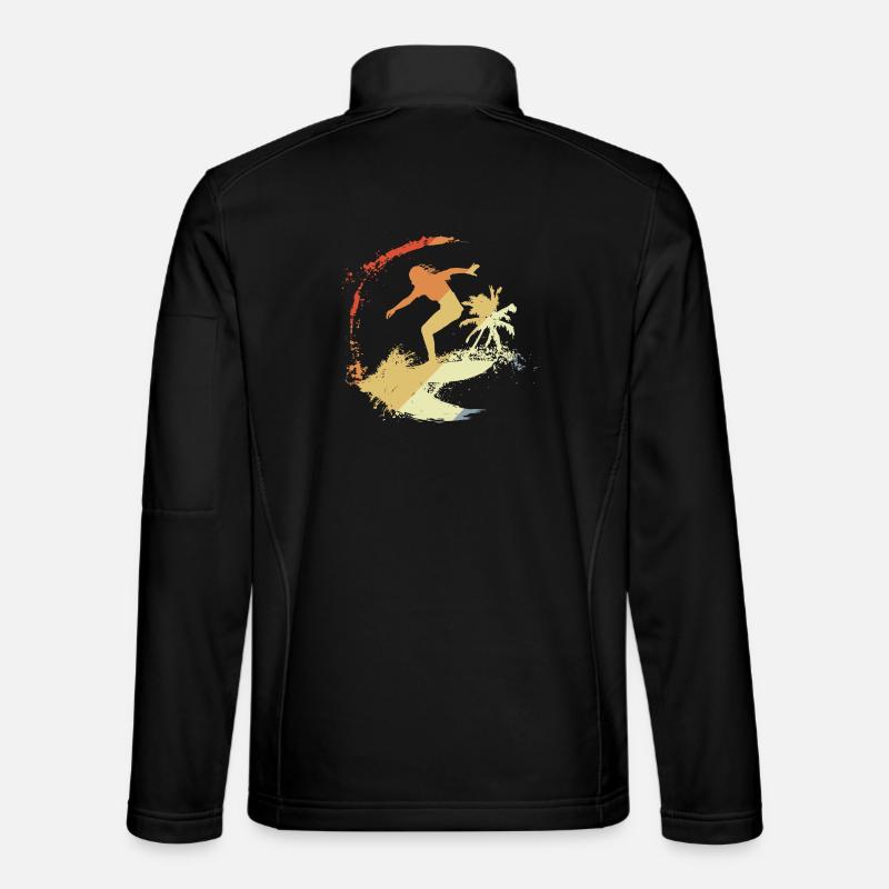 Surfer 80s - Unisex Softshell Jacket - black