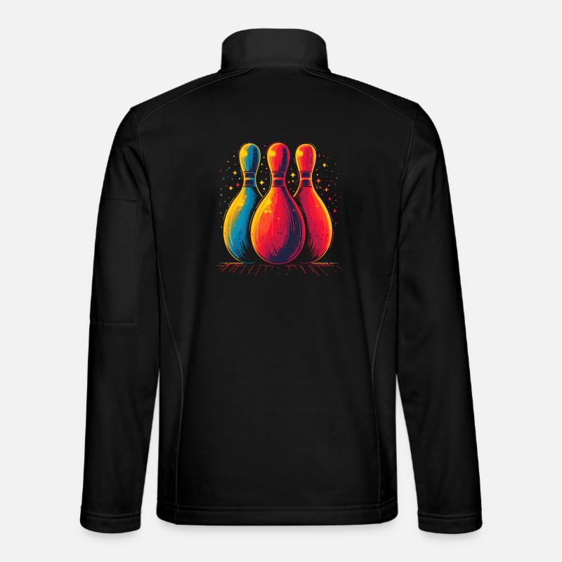 Look rétro bowling Veste en tissu softshell Unisexe
