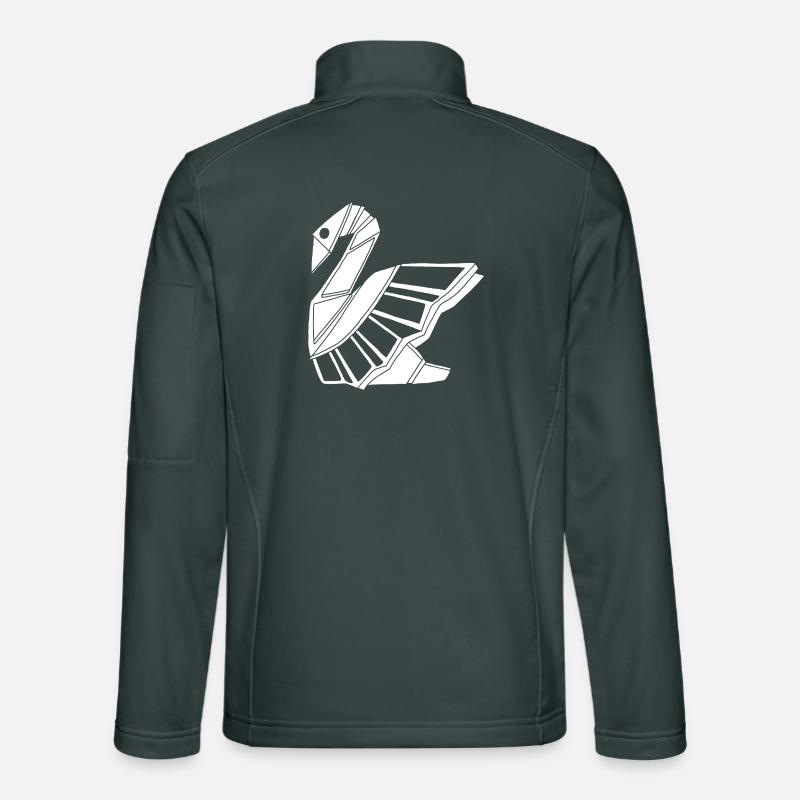 Cygne blanc Veste en tissu softshell Unisexe