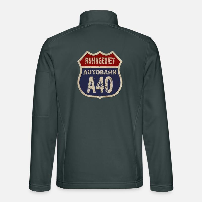 A40 - Ruhrgebiet Unisex Softshelljacke