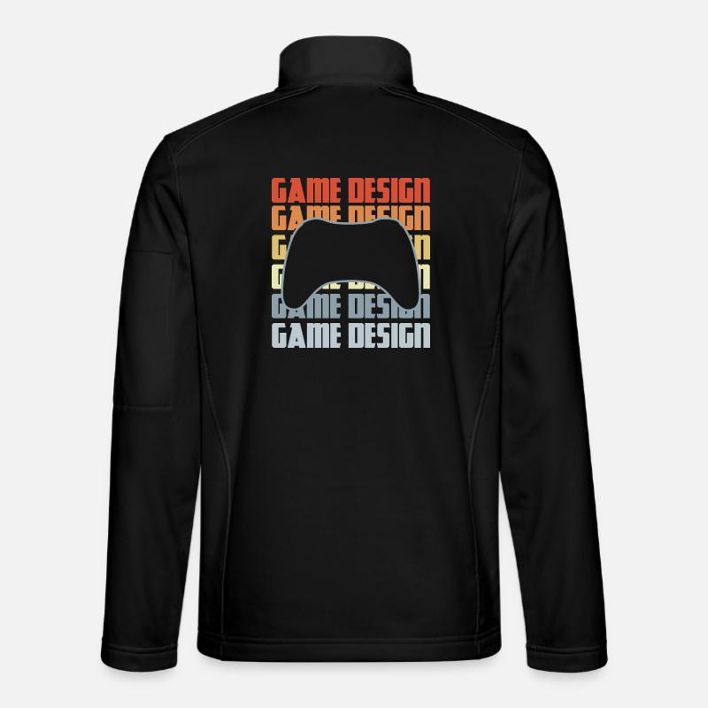 Game Dev - Unisex Softshell Jacket - black