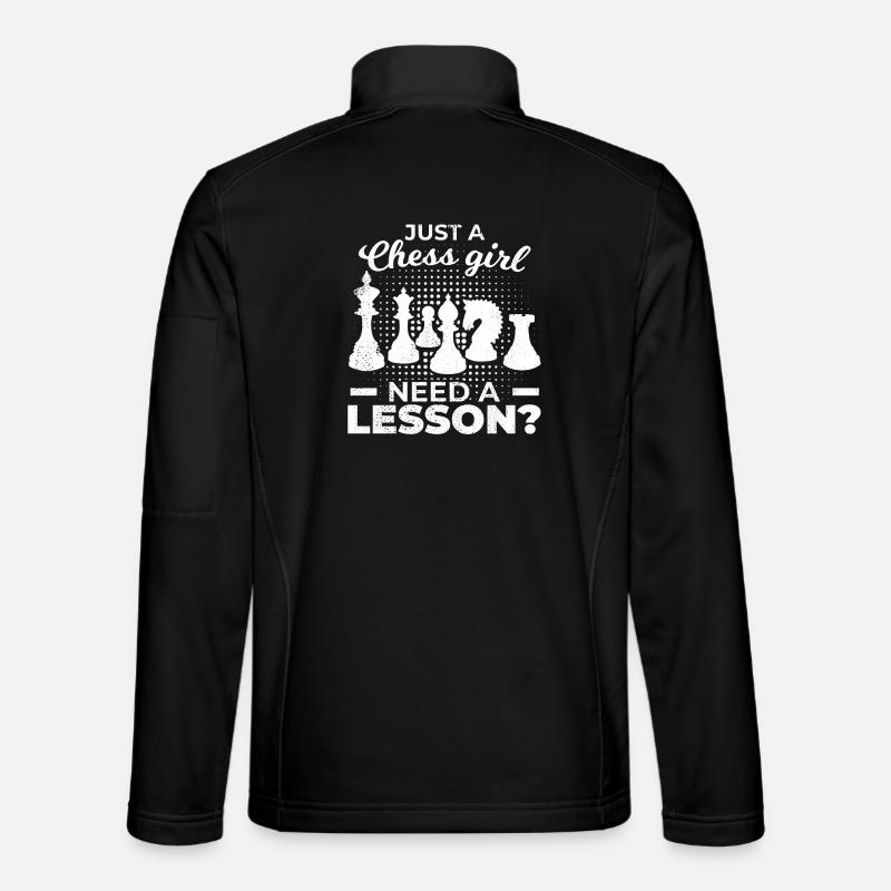 Chess player - Unisex Softshell Jacket - black
