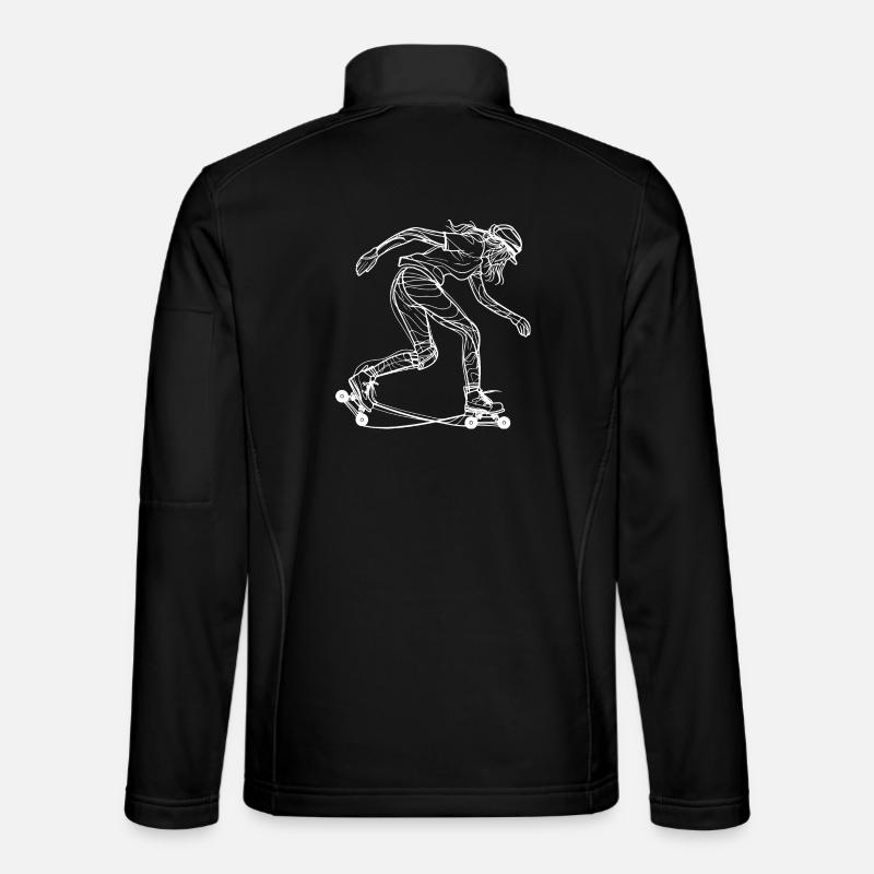 Rollschuh Mädchen - Unisex Softshelljacke - Schwarz