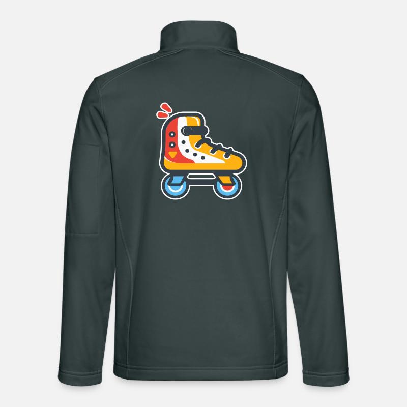 Rollschuhe Cartoon Look Unisex Softshelljacke
