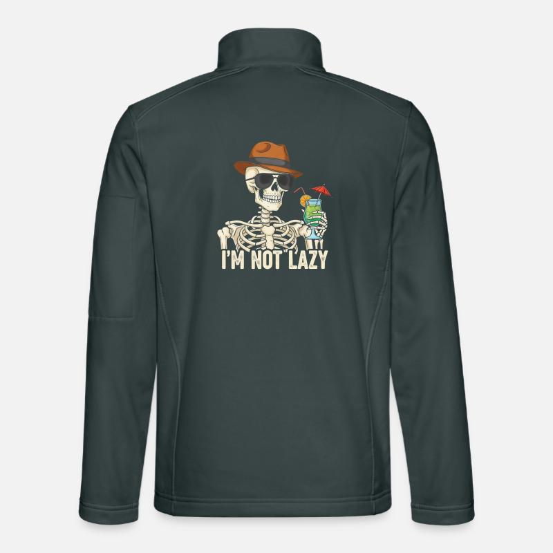 Skeletor mit Sommergetränk Unisex Softshelljacke