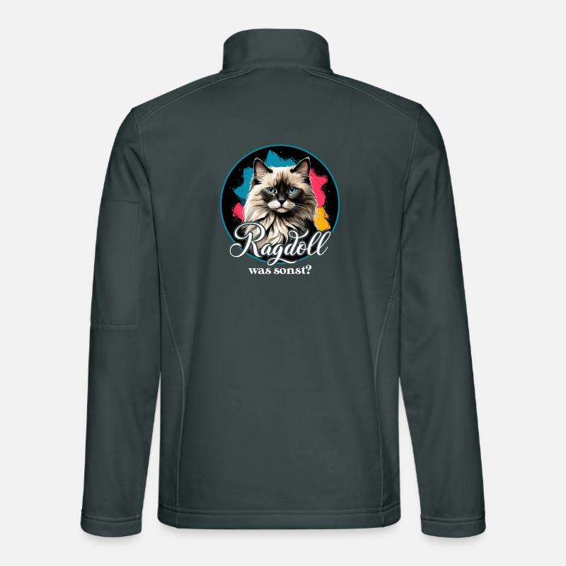 Chat Ragdoll Veste en tissu softshell Unisexe