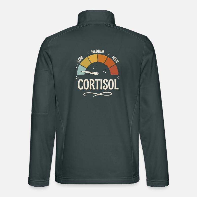 Low cortisol meme Unisex Softshell Jacket
