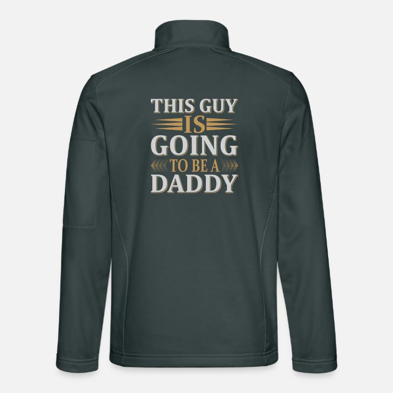 Future Daddy Announcement Unisex Softshell Jacket