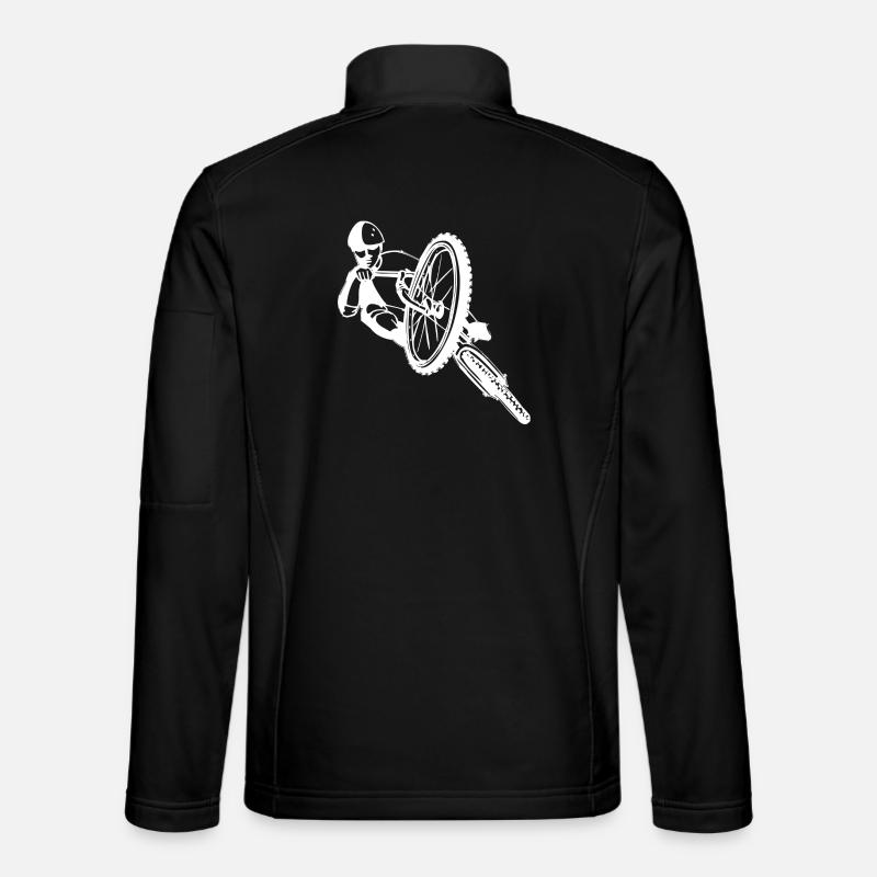 Mountainbike - Downhill - Unisex Softshelljacke - Schwarz