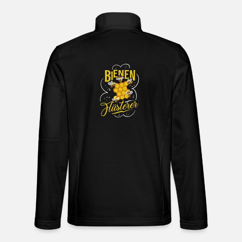Bienen Flüsterer - Unisex Softshelljacke - Schwarz