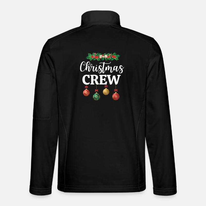 Weihnachts-Crew - Unisex Softshelljacke - Schwarz