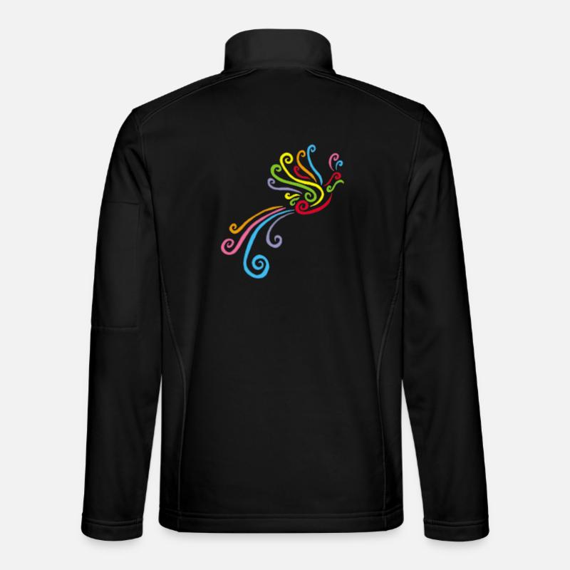 Oiseau du paradis Veste en tissu softshell Unisexe