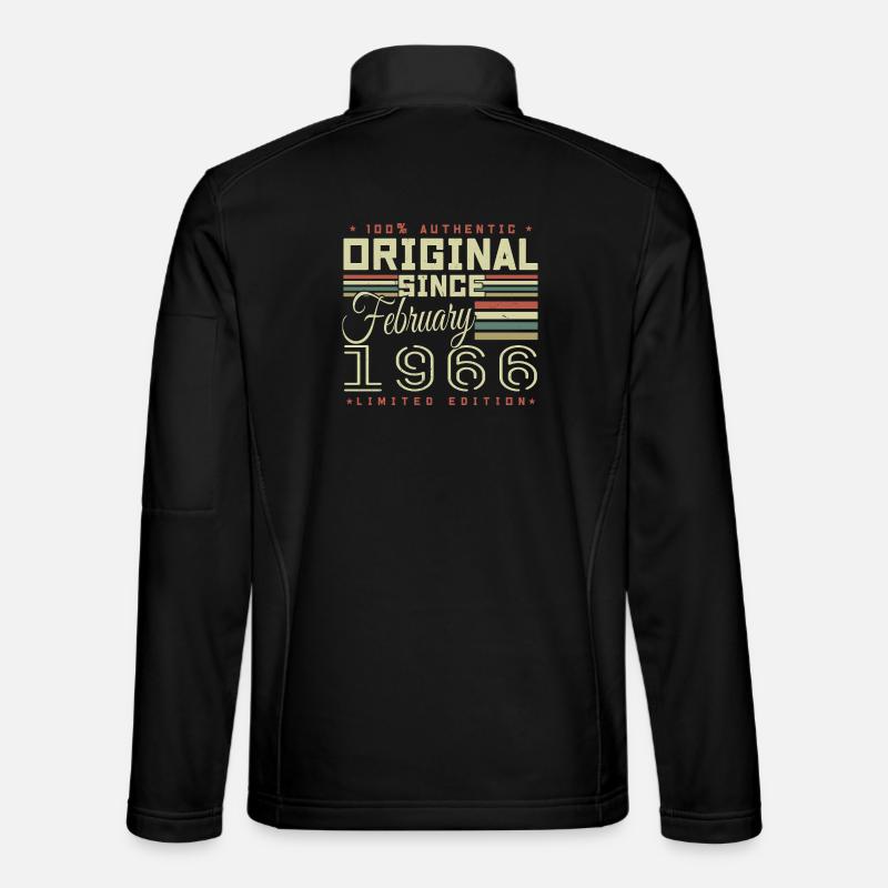 Großartig seit Februar 1966 - Unisex Softshelljacke - Schwarz