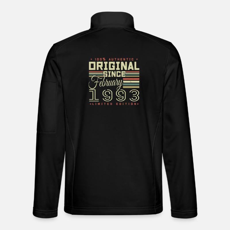 Großartig seit Februar 1993 - Unisex Softshelljacke - Schwarz