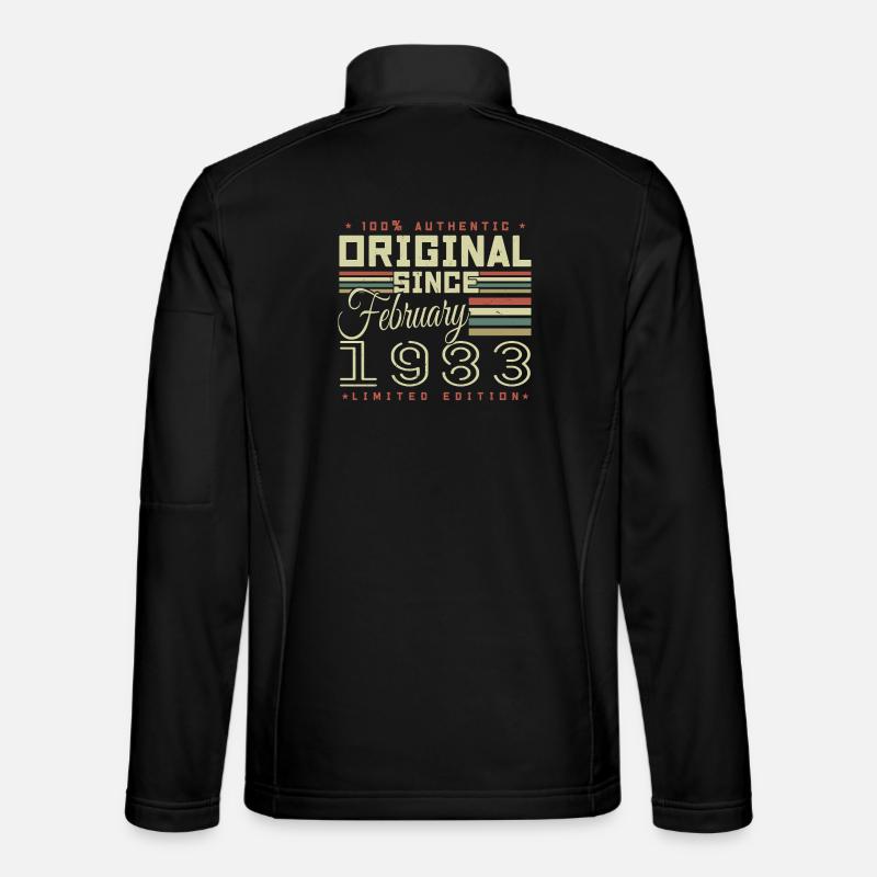Großartig seit Februar 1983 - Unisex Softshelljacke - Schwarz