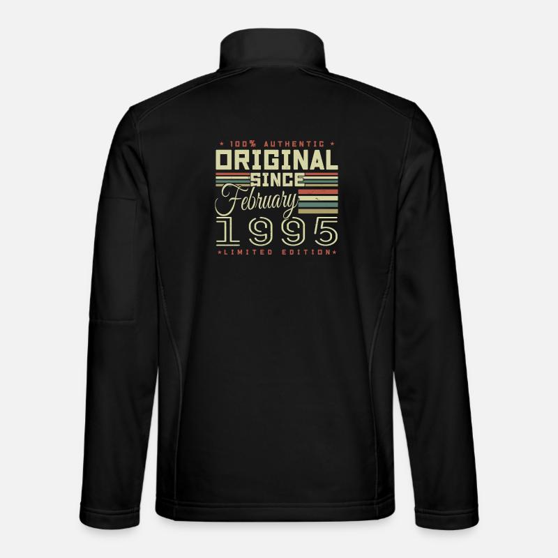 Awesome since February 1995 - Unisex Softshell Jacket - black