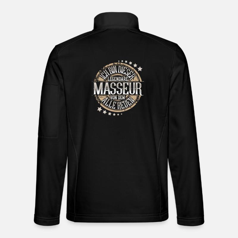 Masseur - Unisex Softshelljacke - Schwarz