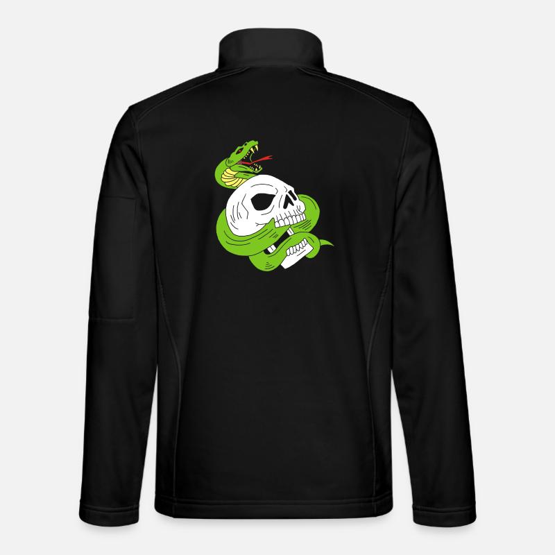 The skull and the snake - Unisex Softshell Jacket - black