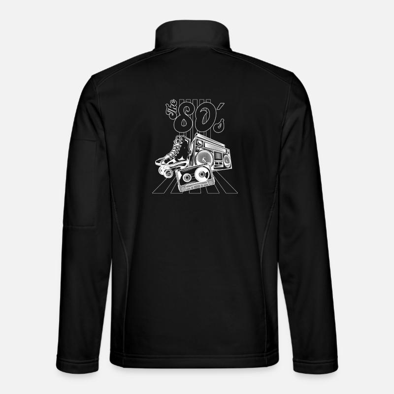 80er Nostalgie Boombox Sneaker Unisex Softshelljacke