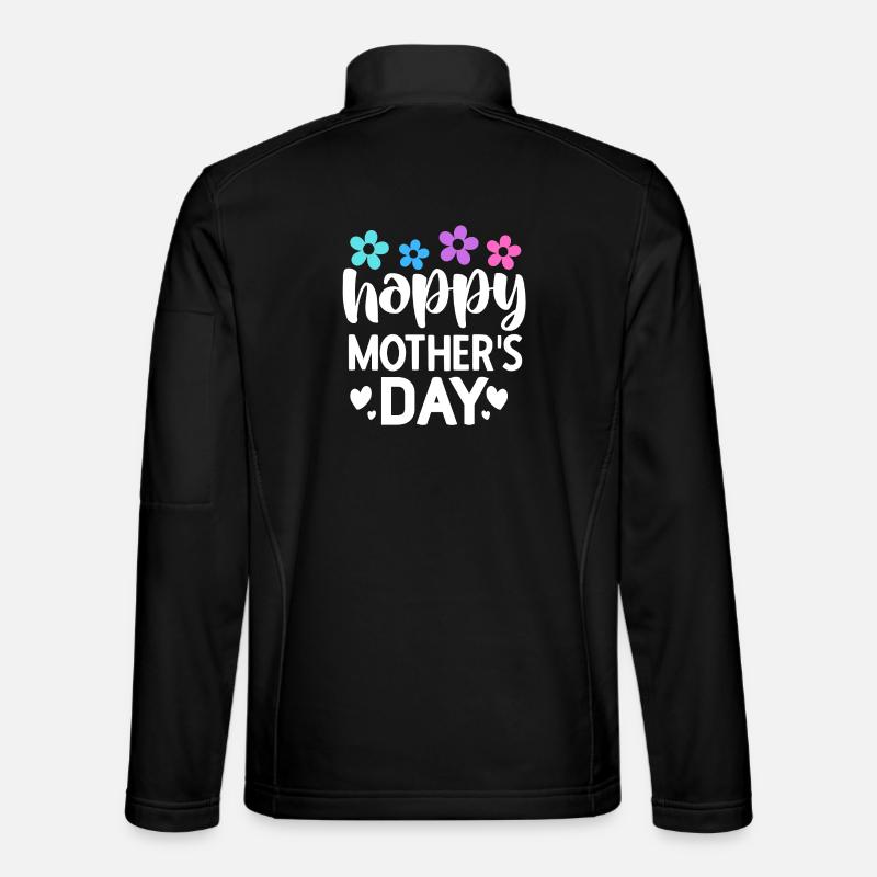 Happy Mother's Day - Unisex Softshell Jacket - black