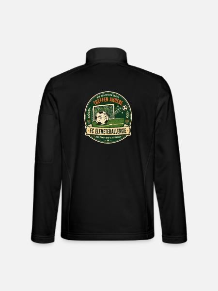 FC Elfmeterallergie - Unisex Softshelljacke - Schwarz