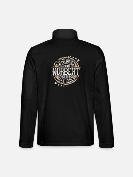 Norbert - Unisex Softshelljacke - Schwarz