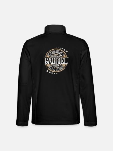 Gabriel - Unisex Softshelljacke - Schwarz