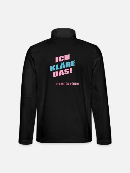 Chemielaborantin Abwasser_Proben - Unisex Softshelljacke - Schwarz