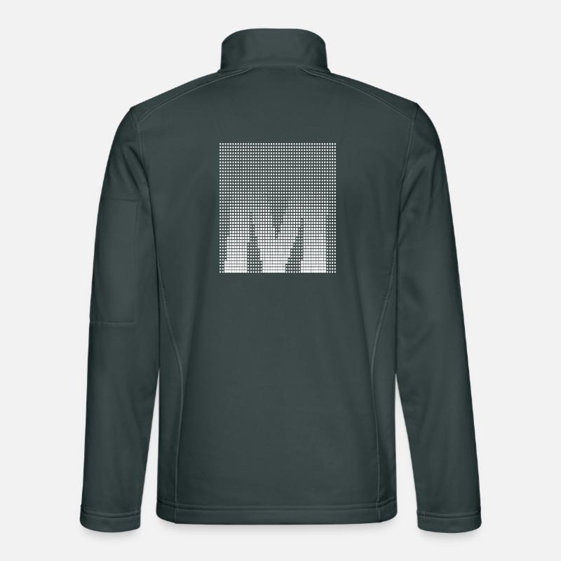 Letter M, Name, der Buchstabe M Unisex Softshelljacke