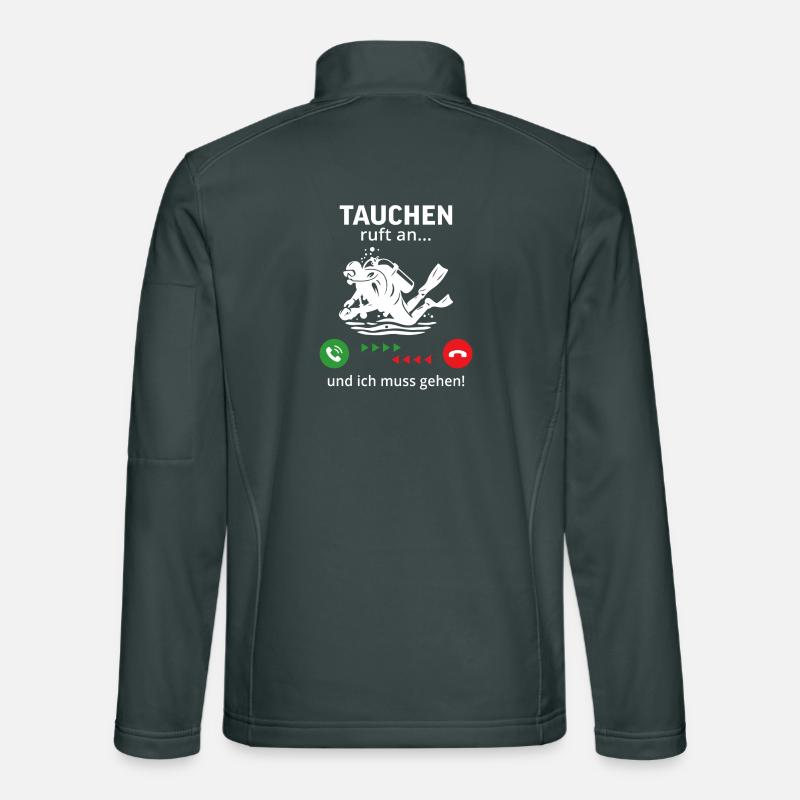 Diving is calling… and I have to go Unisex Softshell Jacket