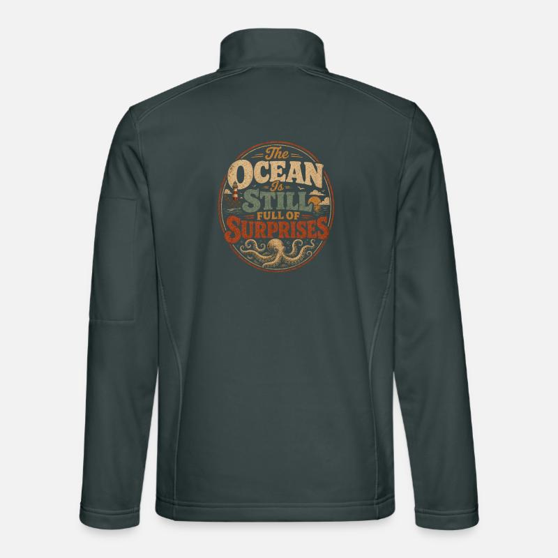 L’océan est plein de secrets Veste en tissu softshell Unisexe