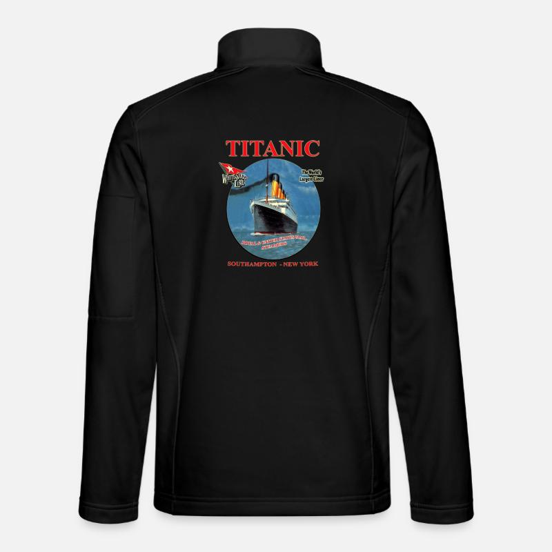 TITANIC CREATION Louis RUNEMBERG © Adagp - Unisex Softshell Jacket - black