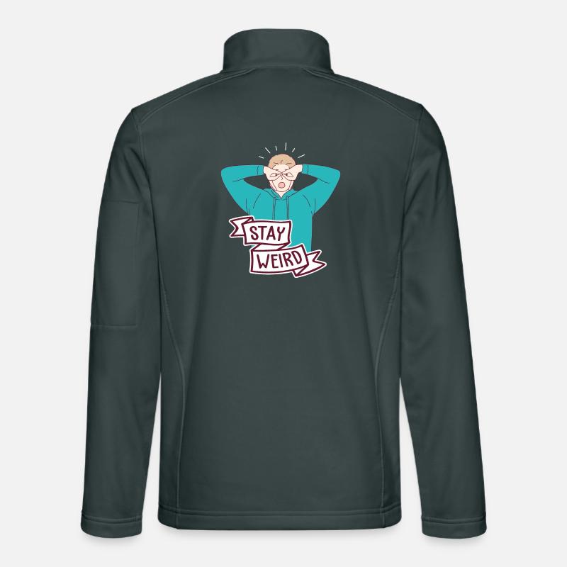 Stay Weird Autism Awareness Different ADHD Unisex Softshell Jacket
