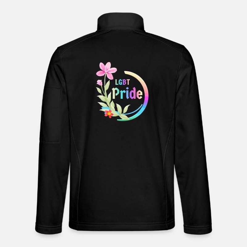 LGBT Pride - Unisex Softshell Jacket - black