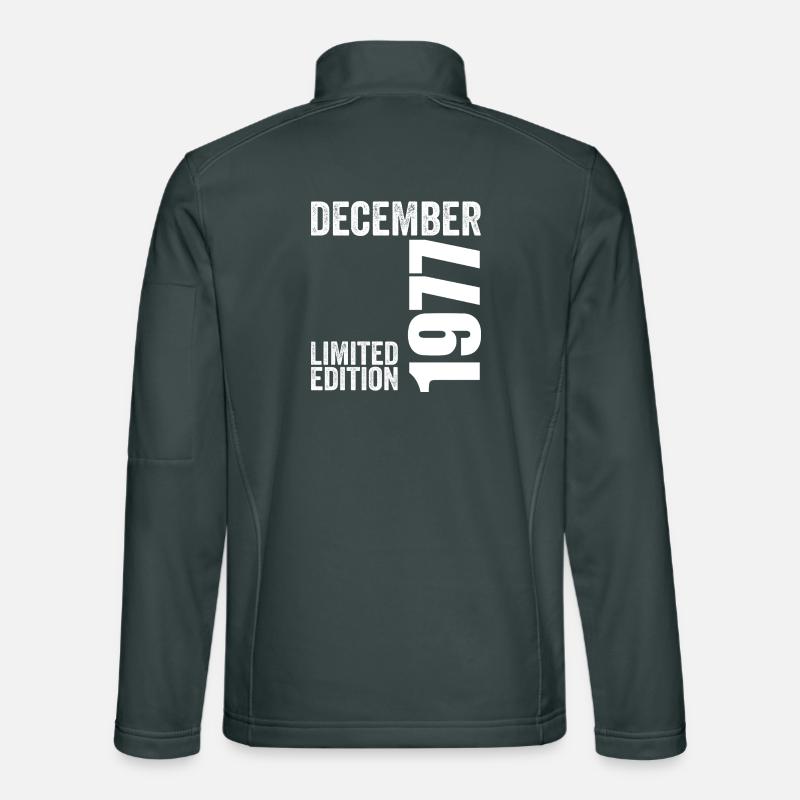 Cadeau Anniversaire Rétro - Décembre 1977 Veste en tissu softshell Unisexe